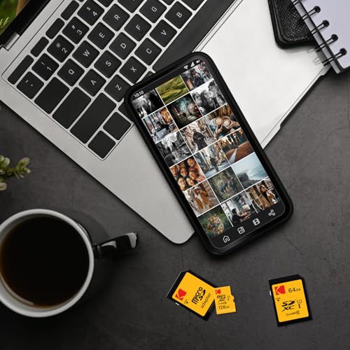 Image of Kodak 32GB 10-Pack MicroSDHC Card, Class 10 UHS-I U1, with Adapter 10x Write Speed (10-Pack)