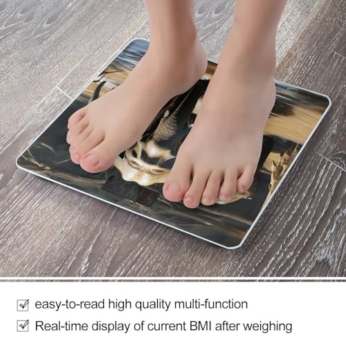 Báscula Digital de Baño Precisa con Vidrio Templado 400 lb miniatura 5