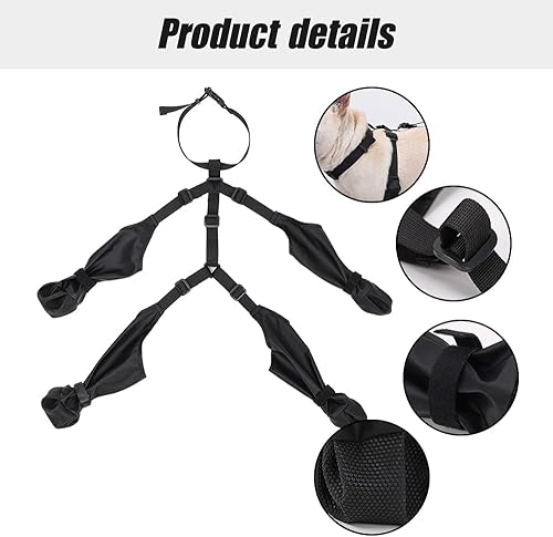 Miniatura 5 de Botas con tirantes para perros, botas impermeables para perros, zapatos antideslizantes para perro, protector de patas de perro para perros pequeños