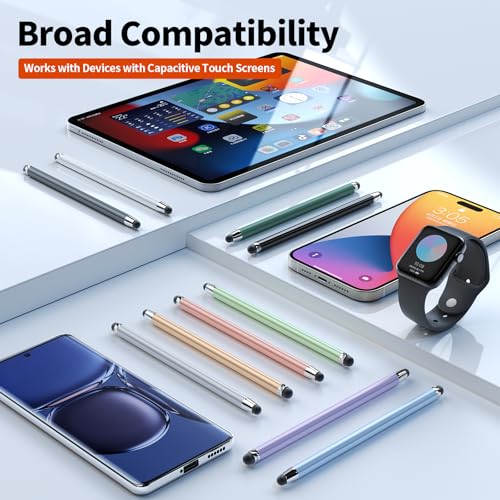 Image of 10 PCS Stylus,Stylus Pen for Touchscreen,Stylus 2-in-1 High Sensitivity & Precision Suitable for Touch Screens of iPhone /ipad /Android Tablets(10 Stylus Pen + 20 Tips)