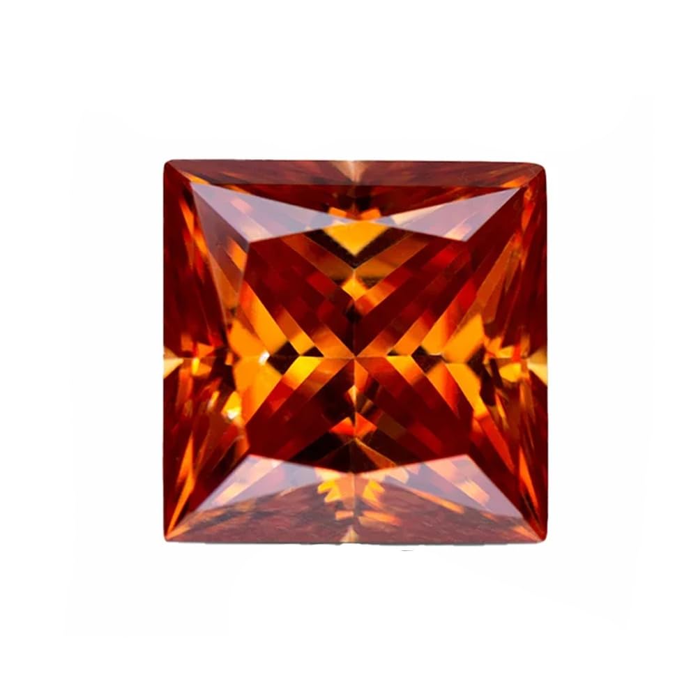 Pierre libre en moissanite de 2.0ct pour la fabrication de bracelets et bagues GRA 7x7mm