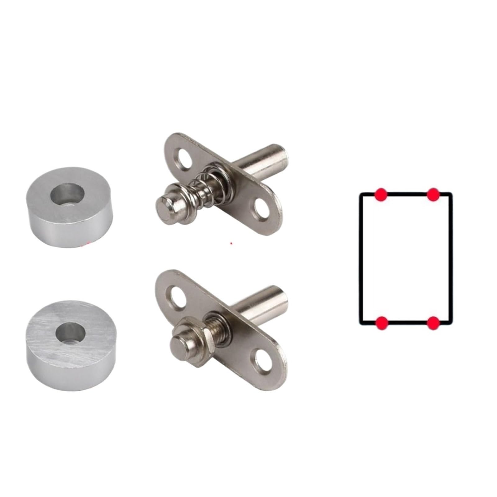 Btgyttkl Color 02 Adjustable Hinges Smooth Silent Adjustable Pivot Hinge Anti Rust Hardware For Rotating Household Window Mount(Color 02)