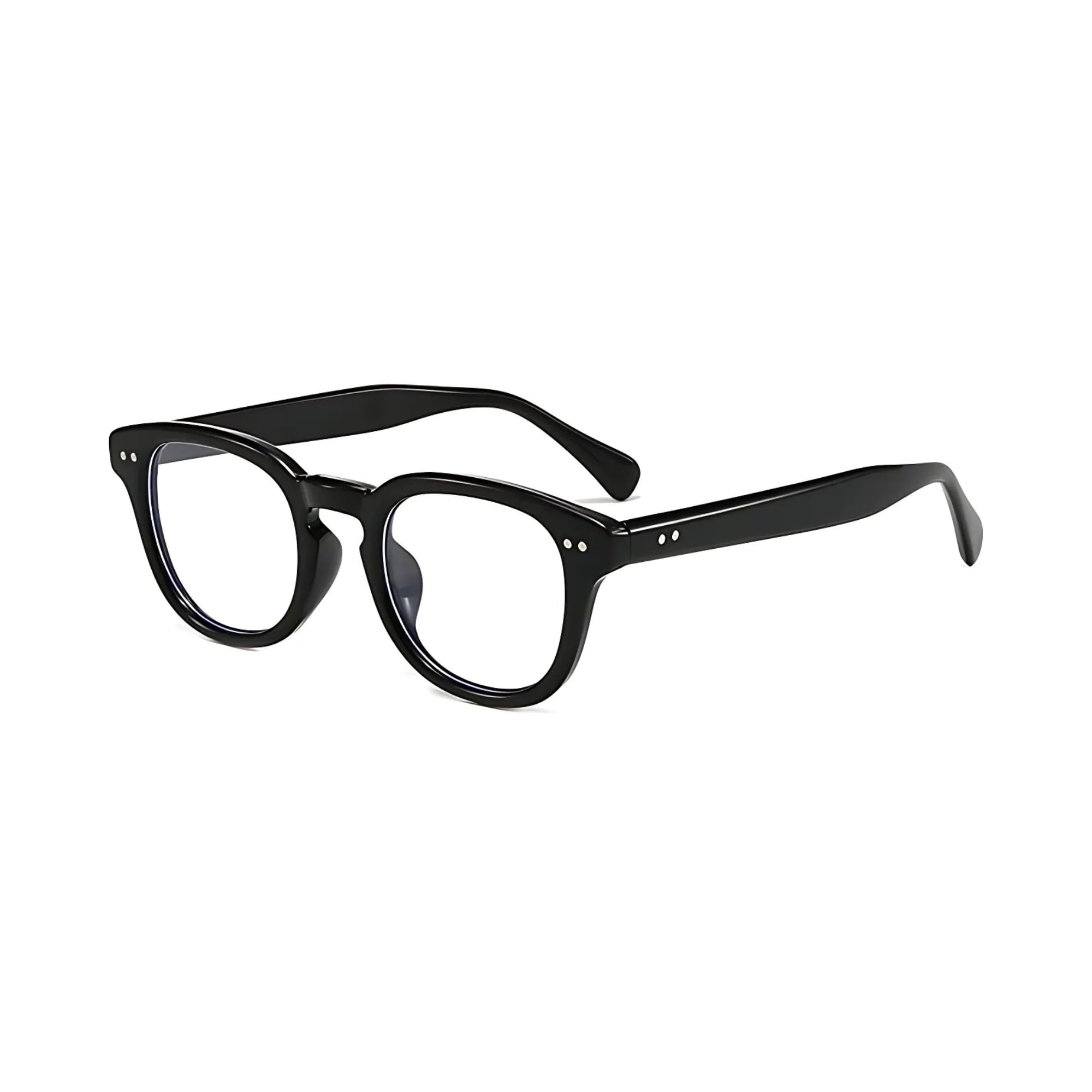 4Flaunt Dotted Series Panto Blue Light Blocking Glasses for Men & Women | Retro Round Frame, Anti-Glare Lenses, Lightweight Comfort-image-45