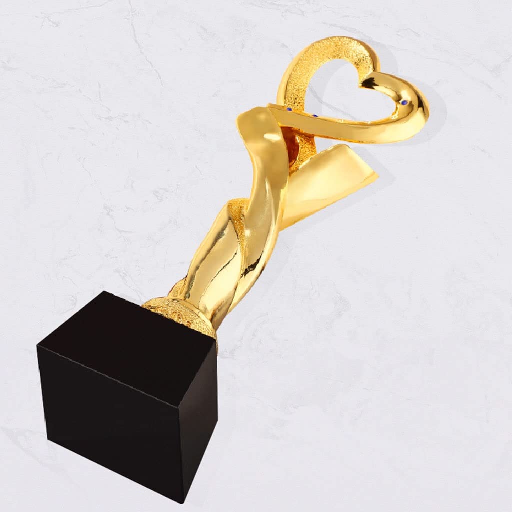 Pokale, Medaillen Auszeichnungen Kreative Liebestrophäe Harz-Gold-Trophäe Charity Gala Celebration Award Trophäe Trophäe Der Campus-Talentshow-Meisterschaft Schriftzug Trophäe Pokale