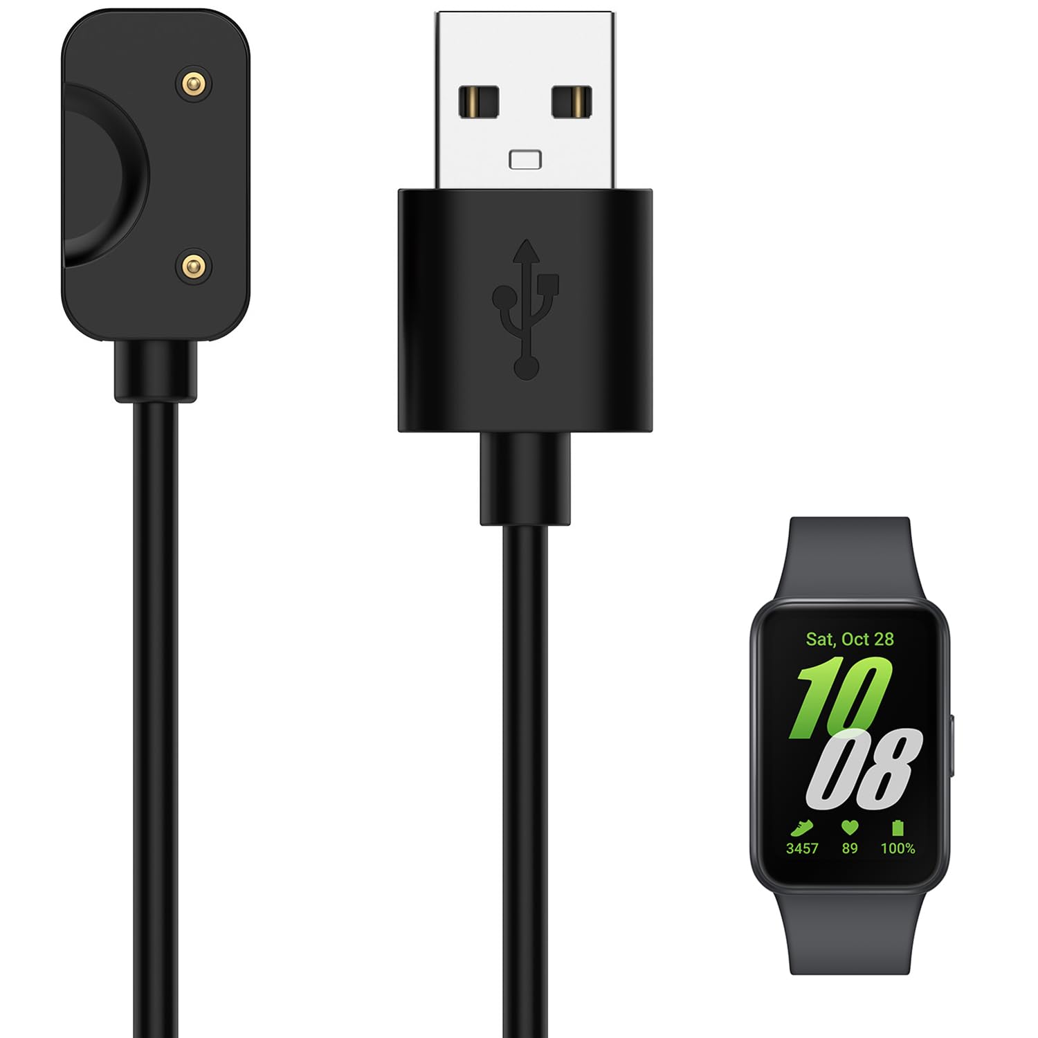 FitTurn Replacement Charger For Amazfit Band 7 - 3.3ft Magnetic Charging Cable With USB Adapter