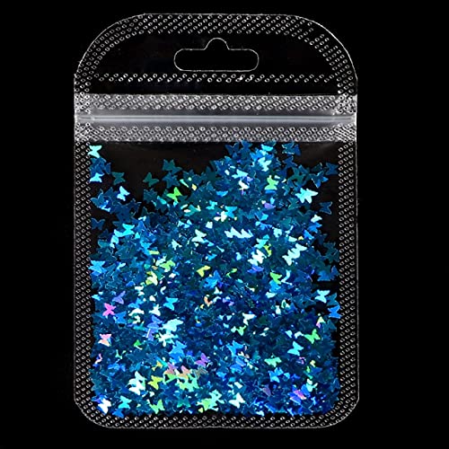 MALAT Holographische Schmetterling Herz Nail Art Glitter Micro Laser Star Flakes 3D Silber Gold Pailletten Polnische…
