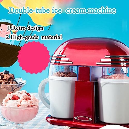 Heladera eléctrica automática con doble cono clásico para postres rápidos 8