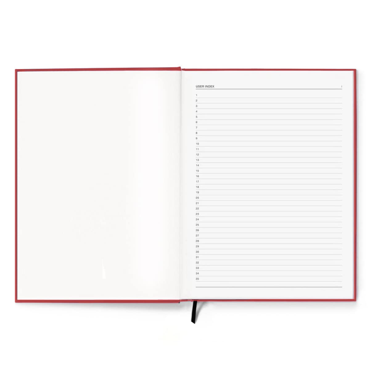 Vela Sciences Advanced S7R-G Cahier de laboratoire ProCover étendu, 23,5 x 30 cm, 144 pages, cuir synthétique rouge, reliure permanente, papier épais de 31,8 kg (lot de 1, pois)