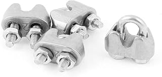 New Lon0167 2mm Stainless Featured Steel Wire Rope reliable efficacy Cable Clamp Fastener 4pcs(id:2a0 16 14 aae)