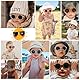 Omnikryp Baby Sonnenbrille, 0-5 Jahre Baby Sonnenbrillen Polarisiert 100% UV400 Schutz, Sonnenbrille Silikonrahmen, Sonnenbrillen mit Riemen Verstellbar, für Kleinkinder, Mädchen und Jungen