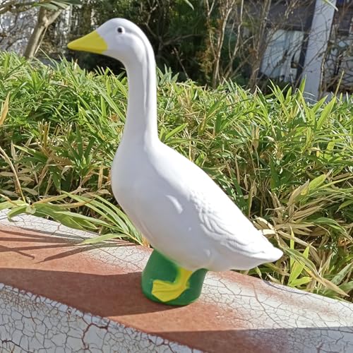 Figura de ganso de 7 pulgadas para decoración miniatura 6