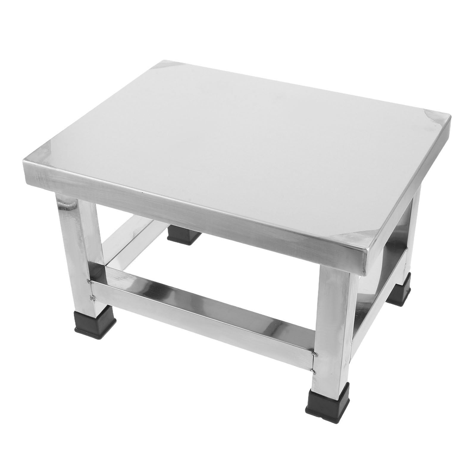 Edelstahl Tritthocker 25cm rutschfest für Badezimmer und Küche