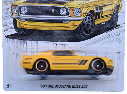 Hot Wheels Detroit Muscle '69 Ford Mustang Boss 302 miniatura 2