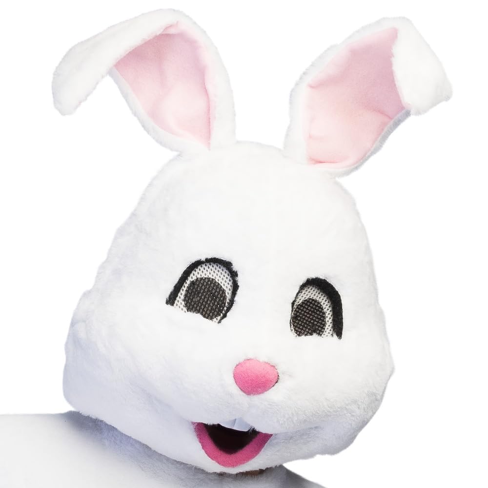 Boland - kostium Bouncing Bunny, kostium królika | Kombinezon z kapturem, zamkiem błyskawicznym, pluszowy strój, na karnawał i imprezy tematyczne, królik