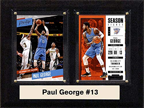 C&I Collectables NBA Oklahoma City Thunder Mens 68PGEORGEOKCN/A Brown Brown 68PGEORGEOKC, Brown, N/A