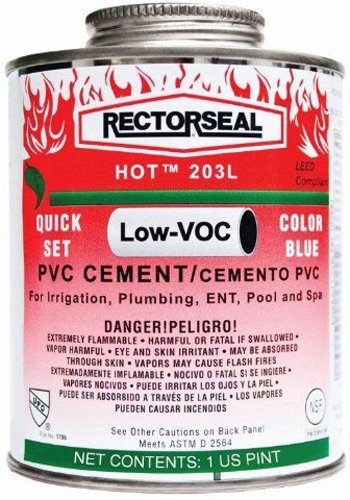 HOT PVC CEMENT BLU 8OZ