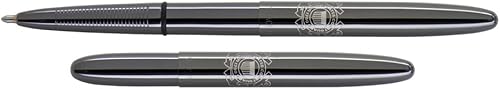 Miniatura 4 de Fisher Space Pen Bullet Pen - Bolígrafo de titanio negro con grabado láser, insignia de la Guardia Costera de los Estados Unidos, en caja de regalo