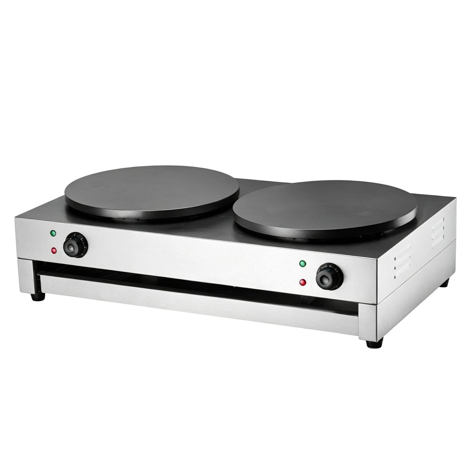 Crepiera Elettrica Professionale 40cm Piastra Crepes Pan Hotplate