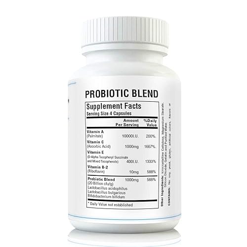 Miniatura 5 de Clear Biotic - Vitaminas para el acné (3 unidades) Las mejores píldoras de acné suplementos para el tratamiento del acné W Super Acné Vitaminas A E