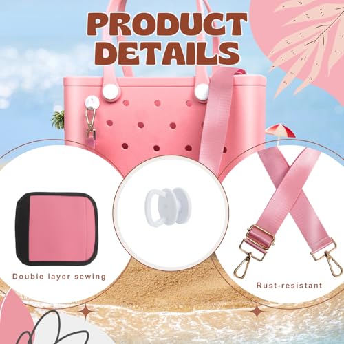 Image of Strap Wrap for Bogg Bag Accessories, Adjustable Crossbody Shoulder Strap Wrap with Detachable Pad, For XL Medium Bog Bag