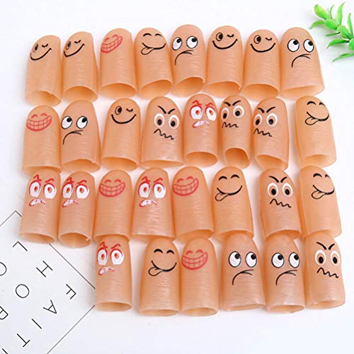 Toddmomy 30 Pezzi Marionetta da Dito Finto Pollice...