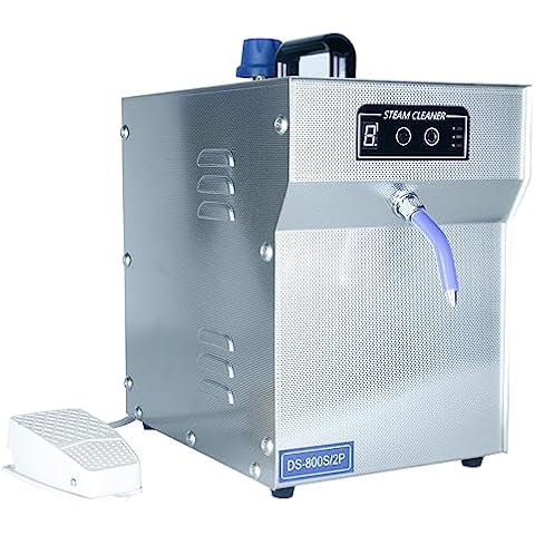 TDRSUPER 1300W Professional Jewelry Steam Cleaner 2L Stainless-Steel Jewelry Cleaning Machine for Silver & Gold High Pressure Gemstone Cleaning Steaming Machine for Jewelry Stores Cover