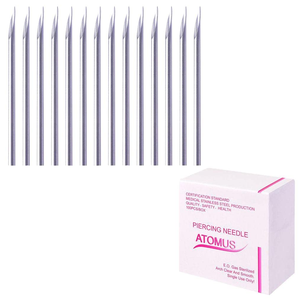 100x Mix Steel Piercing Needle 20G|Health & Beauty | Tattoos & Art | Piercing Supplies & Kits-image-10