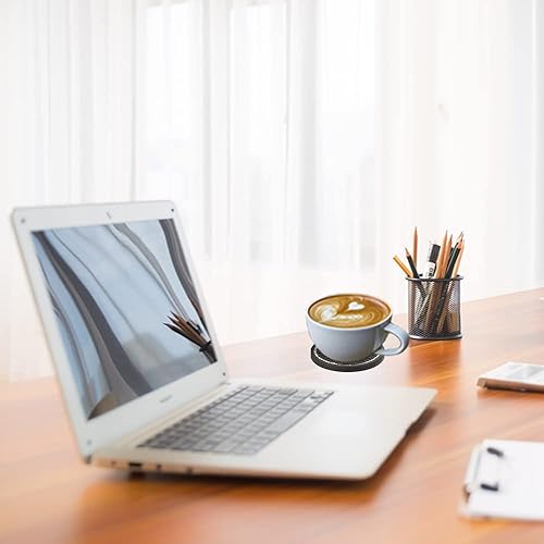 Miniatura 3 de Paquete de 4 posavasos brillantes para automóvil, de 2.75 pulgadas, con diamantes de imitación de cristal, de goma suave, soporte redondo para