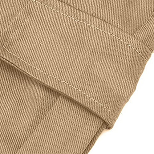 Kids Boys Classic Cotton Cargo Jogger Pants Elastic Waist Hip Hop Jazz Dance Trousers Summer Casual Hiking Sweatpants4