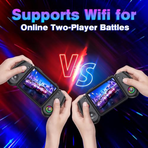 Image of RG43H Pro Retro Handheld Game Console, 4.3 Inch Retro Gaming Console with 4000mAh Battery, RK3562 Opensource Hand Held Games Console, EmuELEC&RGBOX Dual Systems Video Console, HDMI TV Output, Black