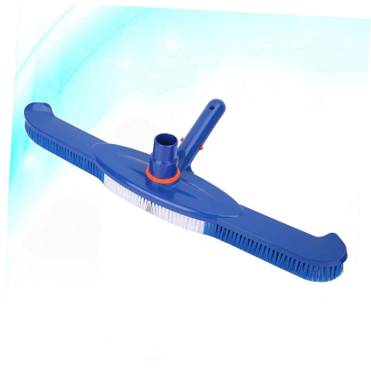 Brosse de Nettoyage pour Piscine 20 Pouces, Poils Plastique, Robuste | Balai Brosse Piscine Bleu, Aluminium, Nettoyage Rigoureux Intérieur et Extérieur, Sandales Femme