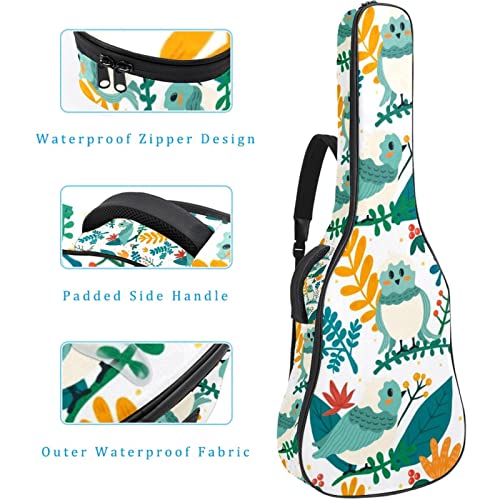 Housse imperméable pour guitare acoustique avec double bandoulière et poche Motif maison mignonne, Multicolore 03., 42… - Les Beatles, Paul McCartney, John Lennon, RIngo Starr, George Harrison Housse imperméable pour guitare acoustique avec double bandoulière et poche Motif maison mignonne, Multicolore 03., 42… – Image 5