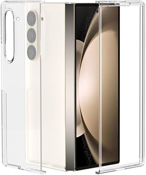 For Galaxy Z Fold6 TPU Protective Case, Transparent Dedicated Phone Case, Software Silicone Case, Thin for Galaxy Z Fold6, Full Protective Cover, Waterproof, Yellow, Ultra Thin