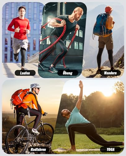 Kompressionslaufhose für Herren – 2 Stück Sportleggings