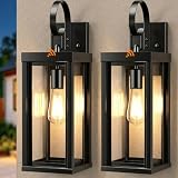 SNRU 18-Inch Solar Porch Lights