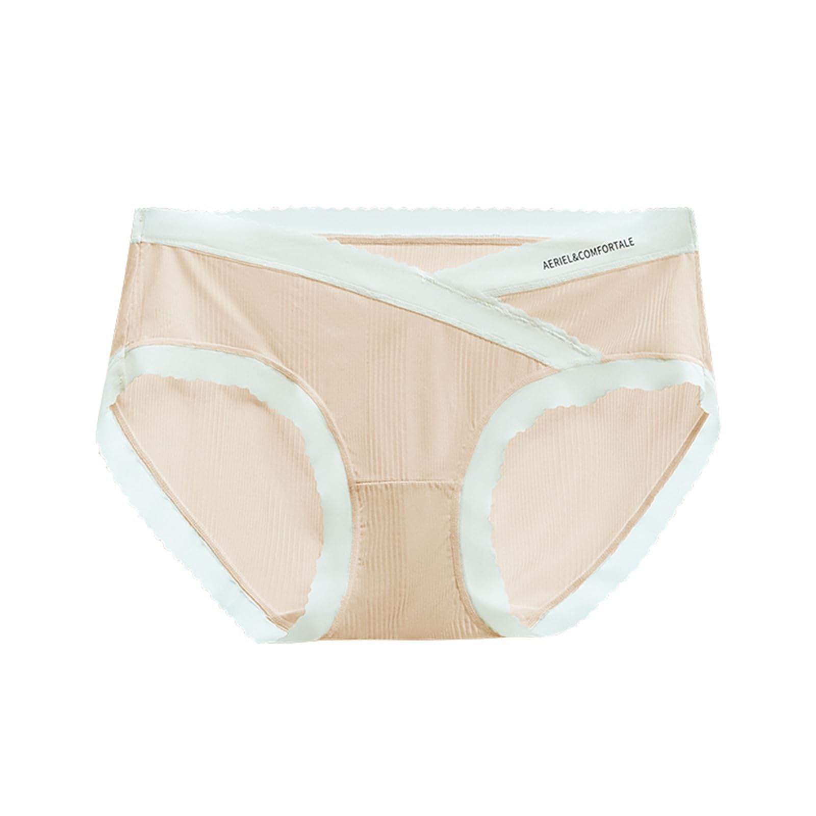 Bragas De Cintura Alta Mujer Ropa Interior De Maternidad De 4 Paquetes Summer Seda De Seda Delgada De Secado Rápido De Agujeros De Soporte Transpirable