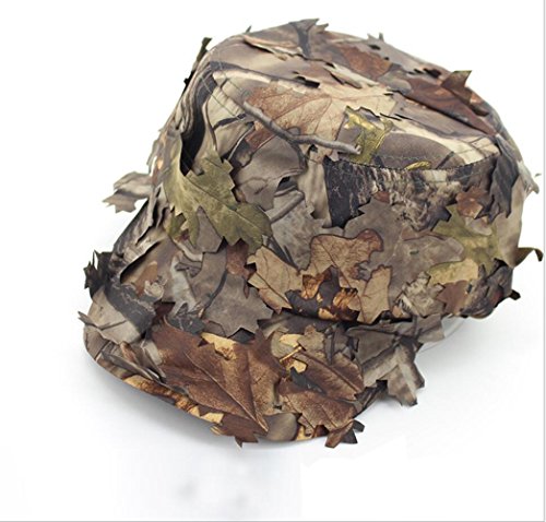 Cappelli da baseball 3D unisex con foglie