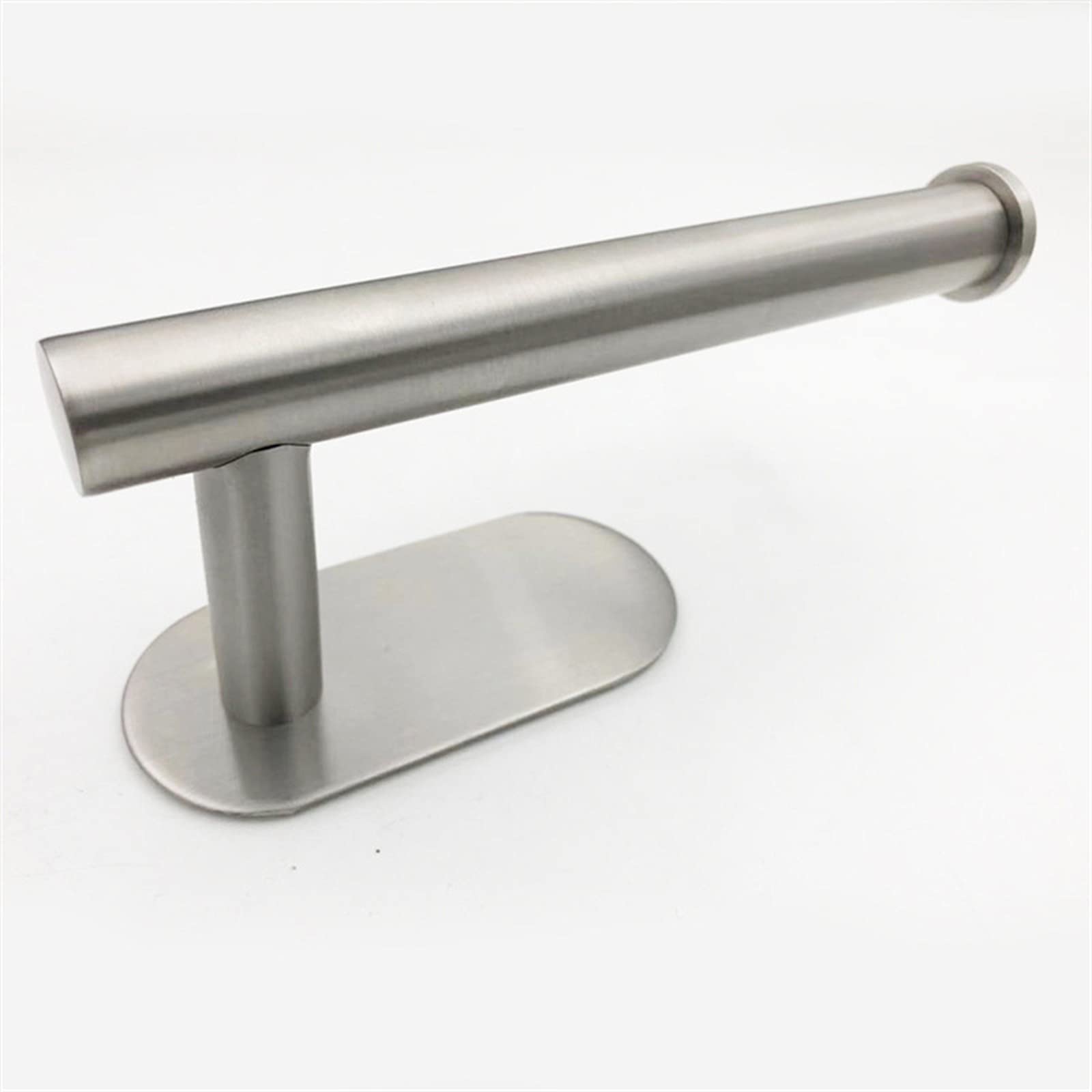Juego de Accesorios de baño Plateado de Acero Inoxidable Toallero Soporte para Papel higiénico Gancho para Barra de Toalla Accesorios de baño No perforar