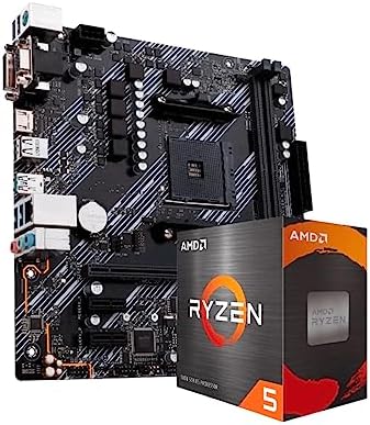 Kit Upgrade AMD Ryzen 5 5500 Placa Mãe A520M DDR4