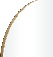 Vista 99 de Deco 79 Espejo de pared simplista de madera con marco minimalista fino, 24 x 1 x 24 pulgadas, blanco