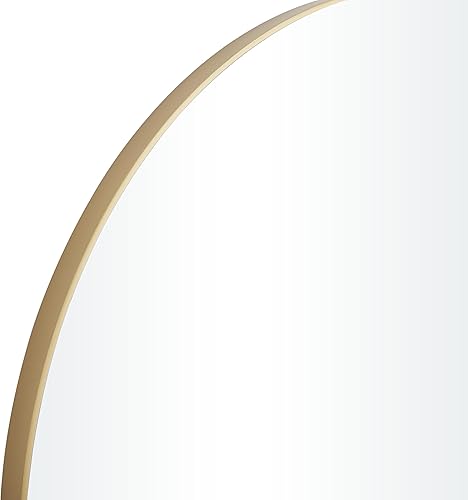 Miniatura 99 de Deco 79 Espejo de pared simplista de madera con marco minimalista fino, 24 x 1 x 24 pulgadas, blanco