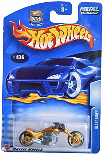 Hot Wheels Blast Lane, Gold #136