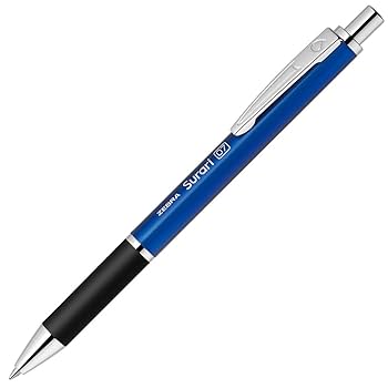 Amazon | ゼブラ 油性ボールペン スラリ300 0.7 P-BA38-BL 青