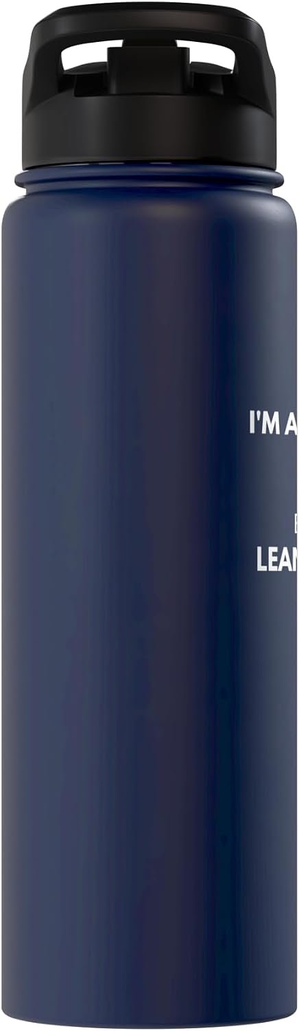 Funny I'm A Green Belt But The Lean Six Sigma Kind Stainless Steel Insulated Water Bottle