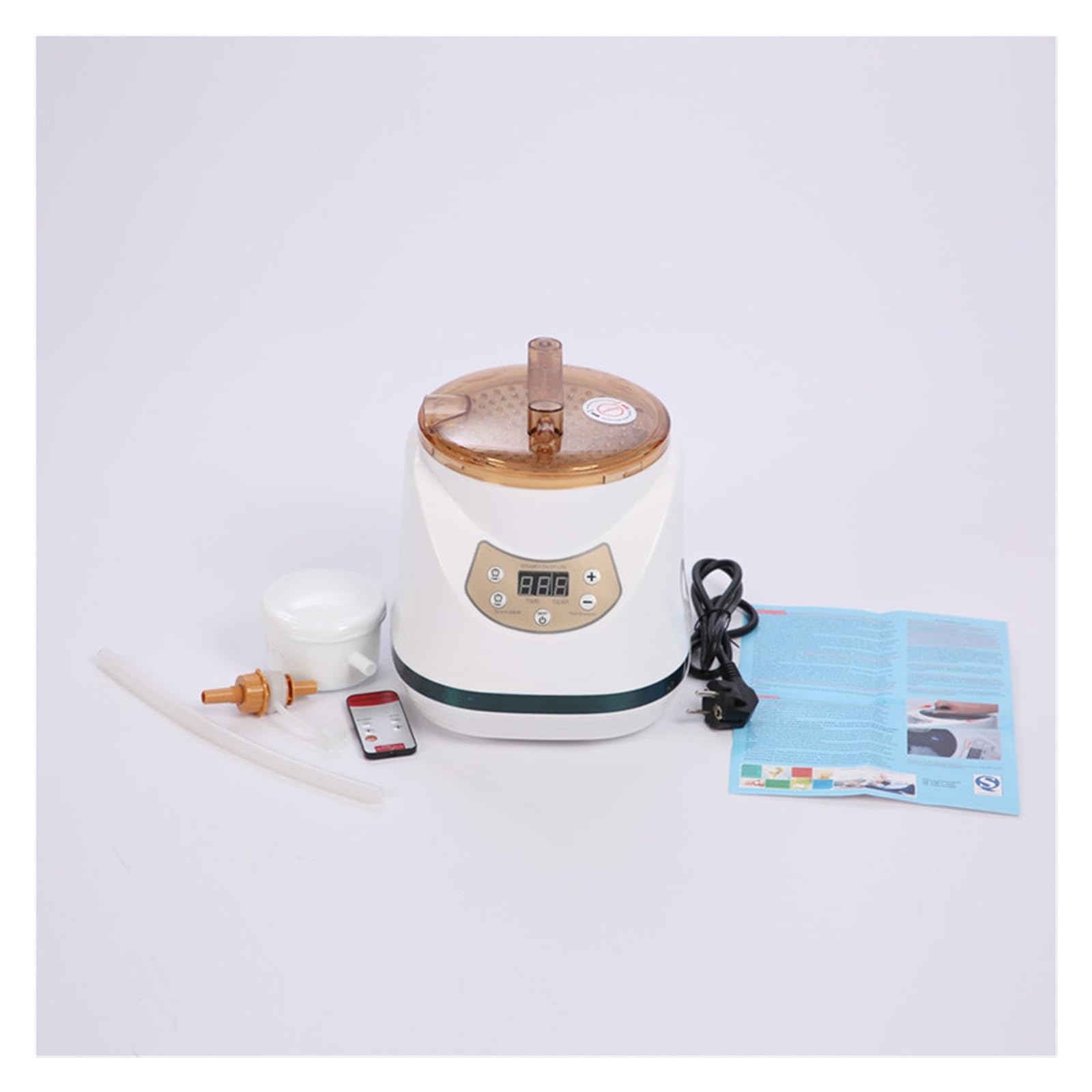 Maszyna spa z sauną parową Generator pary do sauny, 3 l, z em, wydajna maszyna do gotowania na parze o mocy 1500 W do prysznica łazienkowego Home SPA