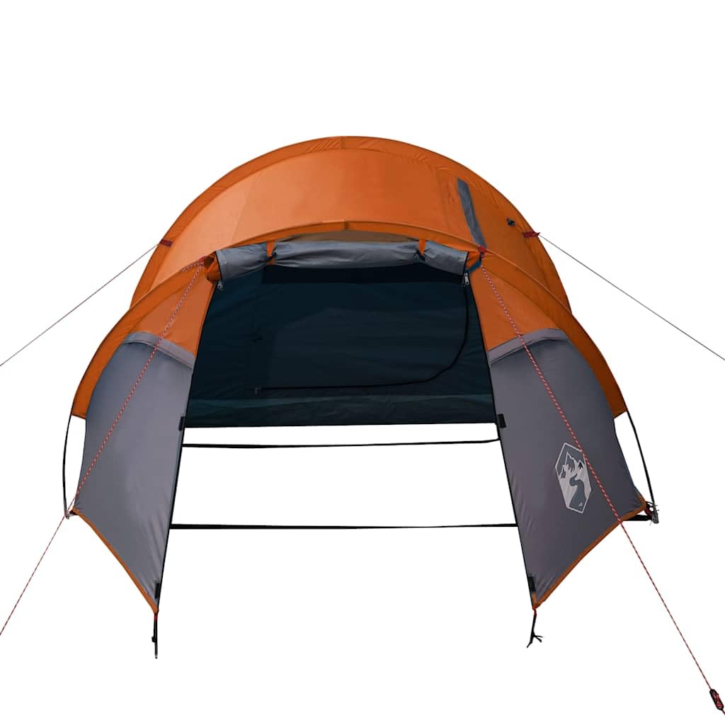 Genérico Tienda de campaña con túnel para 3 Personas Impermeable Naranja,Deportes,Actividades al Aire Libre,Camping y Senderismo,Tiendas de campaña-94392