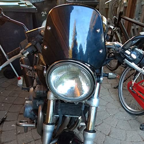 Pare-brise de phare moto universel 5 7 pouces saute-vent deflecteur 4pcs
