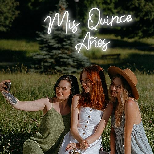 Image of Mis Quince Anos Neon Sign LED Light Up Signs for Party Wall Decor