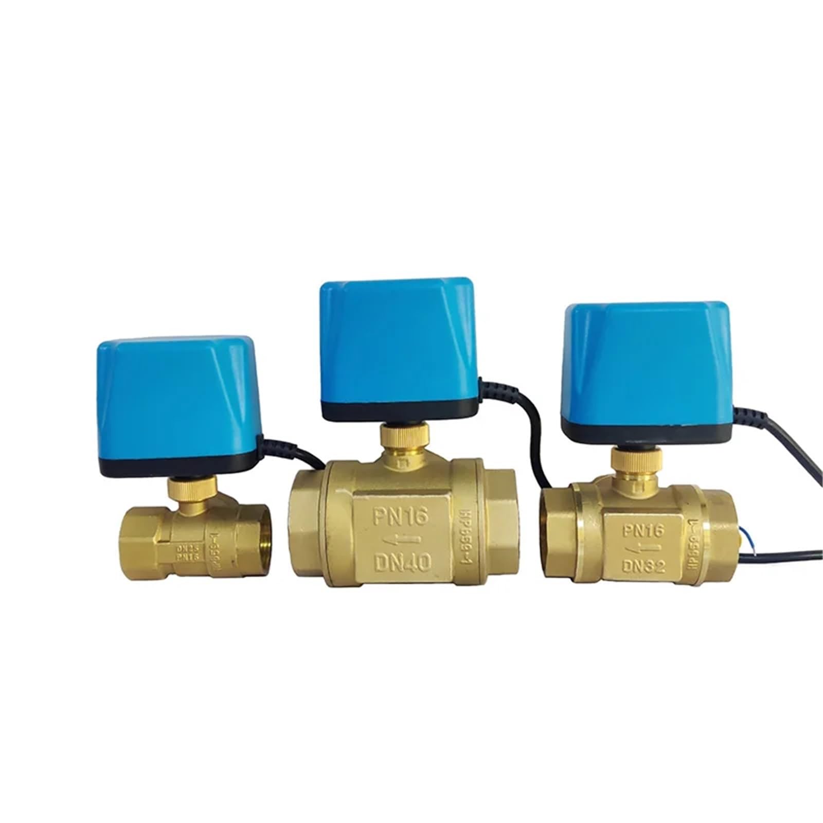 Zmotoryzowany zawór kulowy trójdrożny typ T / typ L 2-żyłowy Power-Off-Reset 8 N· m moment obrotowy mosiądz 220 V AC/DC elektryczny (L TYPE-220VAC CLLOSED, 0,5 cala)