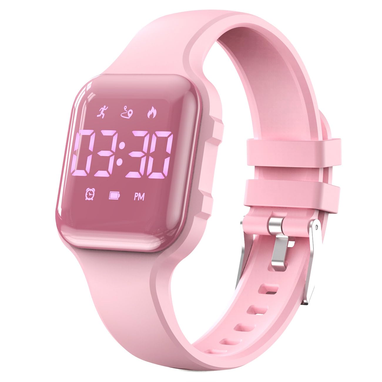 Kids Step Counter Watch, Digital Pedometer, Fitness Tracker Wristwatch, Waterproof Sport Watch, for Children Boys Girls Teens